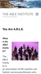 Mobile Screenshot of ableinstitute.com