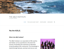 Tablet Screenshot of ableinstitute.com